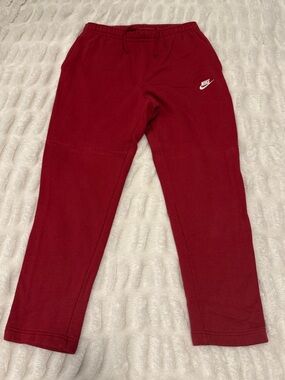 Nike Men’s Red Fleece Jogger Sweatpants